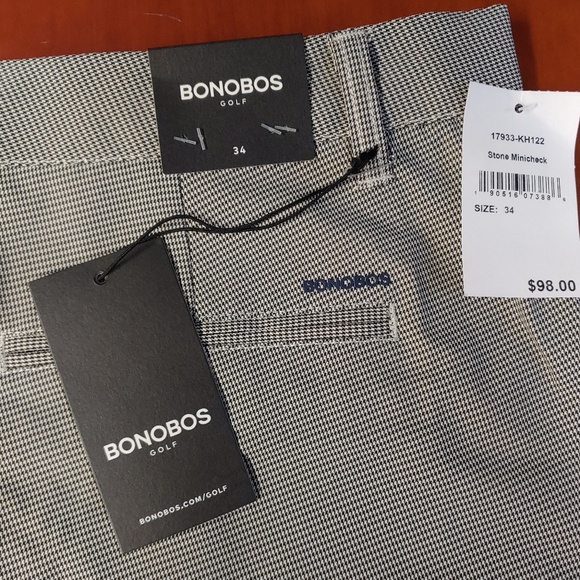 Bonobos Other - Bonobos golf shorts 10" NWT Black & White Size 34